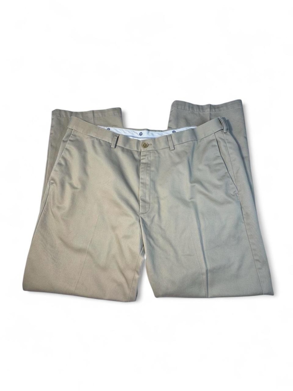 Haggar Work to Weekend Classic Fit Pants Size 40x31 Tan Khaki Chinos Classic